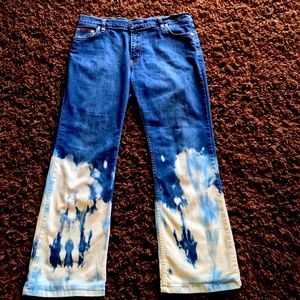 Dolce Gabbana Stovepipe Jeans Bleached legs